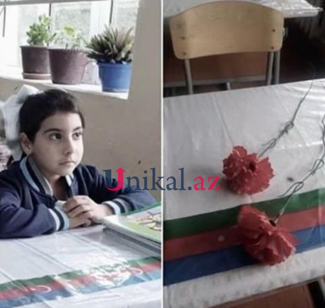 Maşın 2-ci sinif şagirdini vurub öldürdü - FOTO